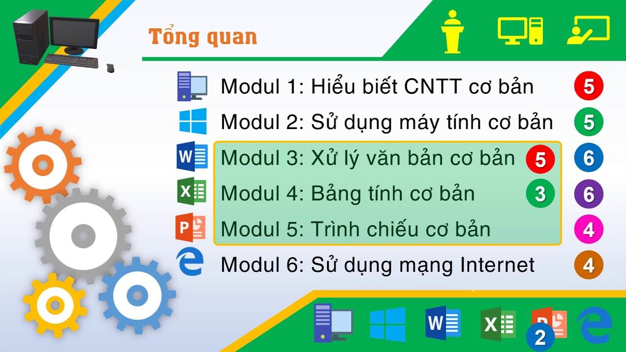 Nội dung đào tạo tin học văn phòng vũng tàu