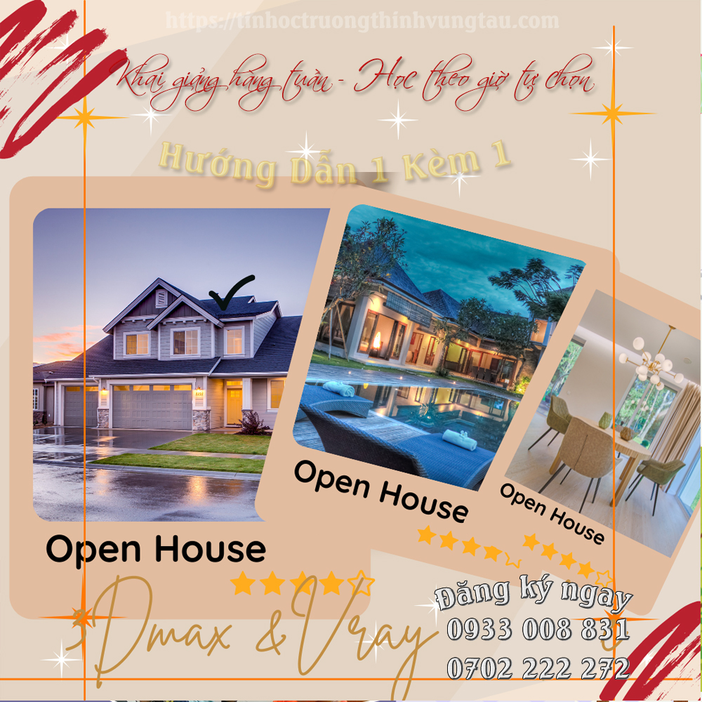 khóa học 3d max vray tại vũng tàu