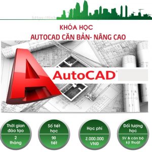 Khoa học autocad căn bản nâng cao vũng tàu