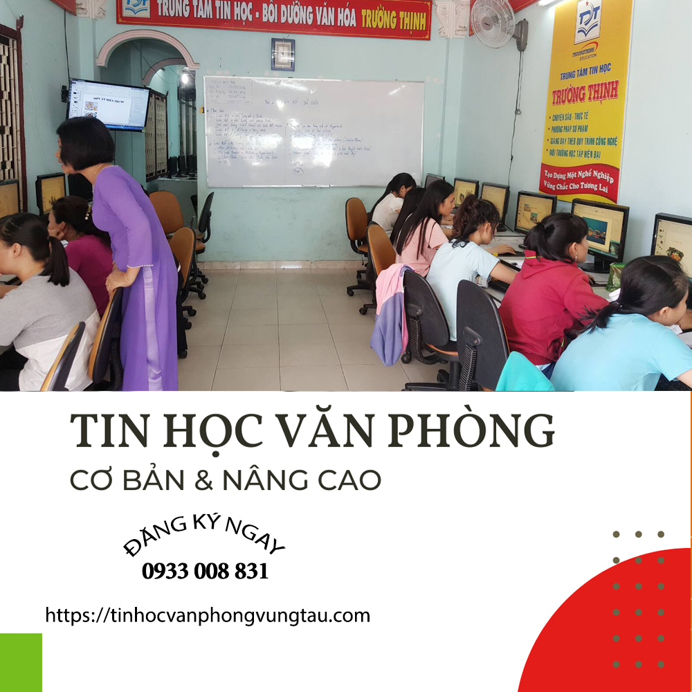 tin học văn phòng vũng tàu