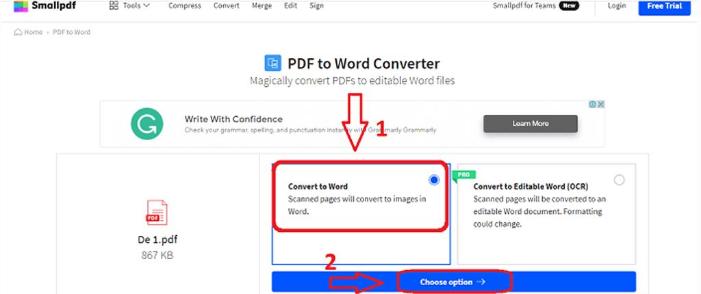cach chuyen pdf sang word 11