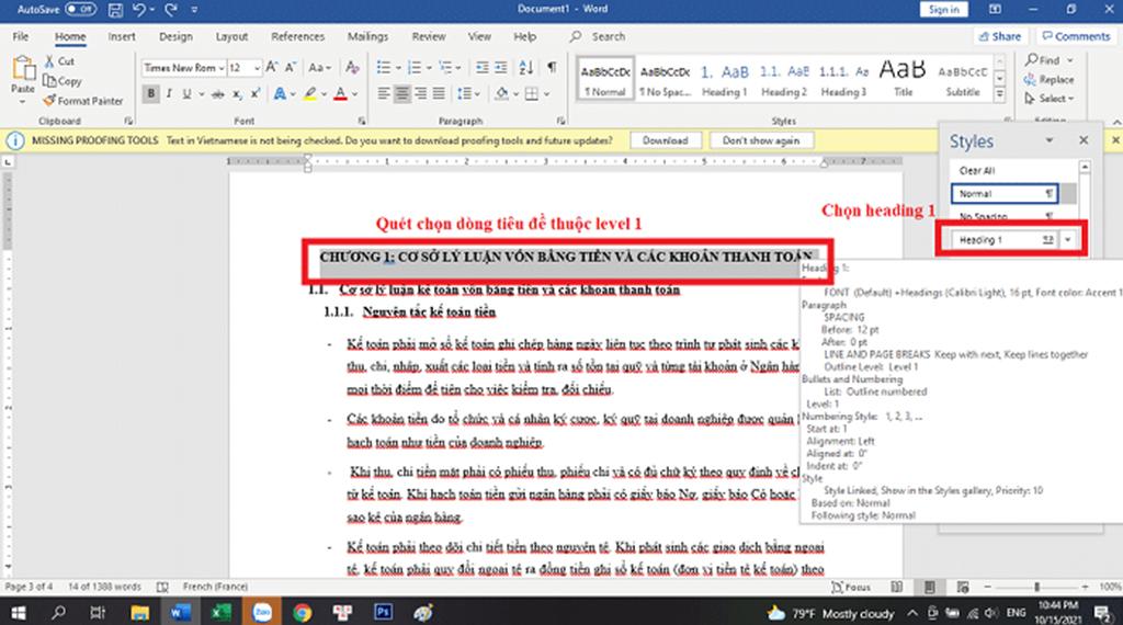 huong dan cach tao muc luc trong word 14
