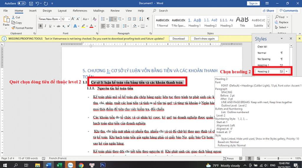huong dan cach tao muc luc trong word 16