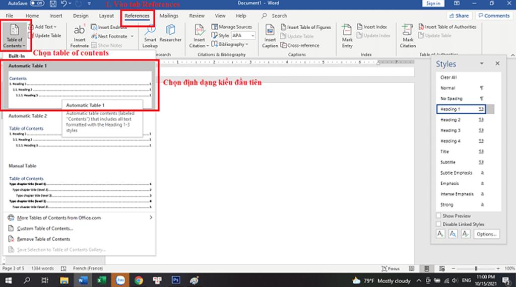 huong dan cach tao muc luc trong word 18