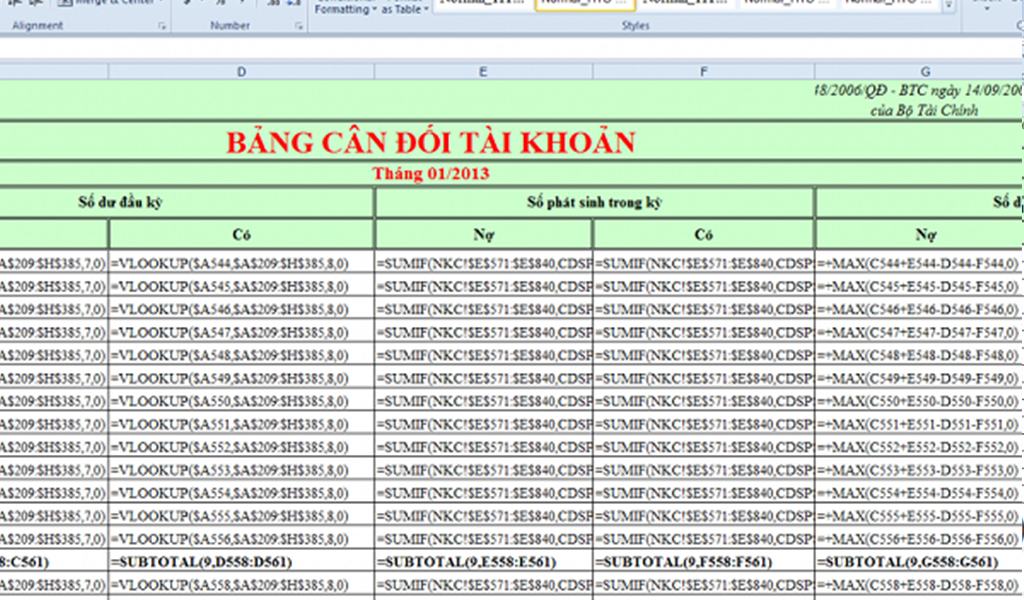 Sưu tầm mẹo hay hiển thị công thức cực nhanh
