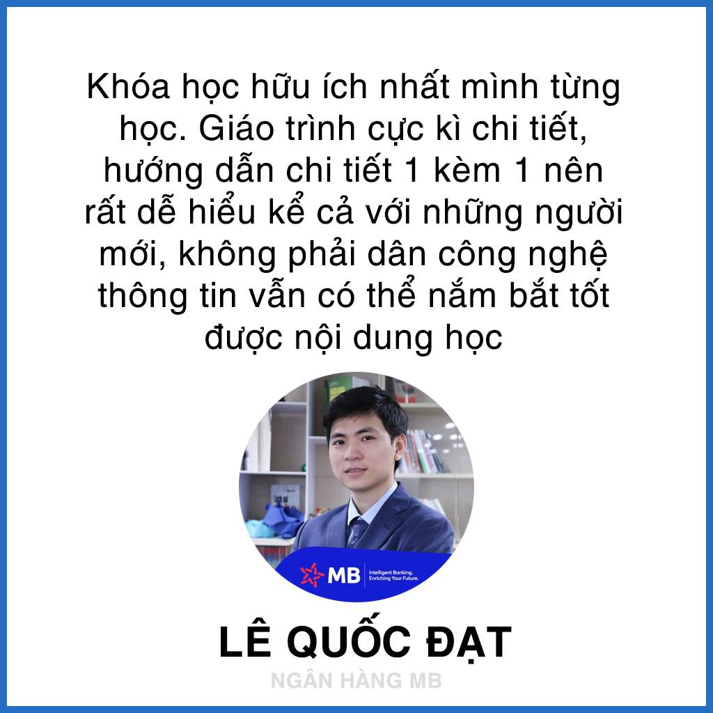 cảm nhận học viên lê quốc đạt về trung tâm tin học vũng tàu