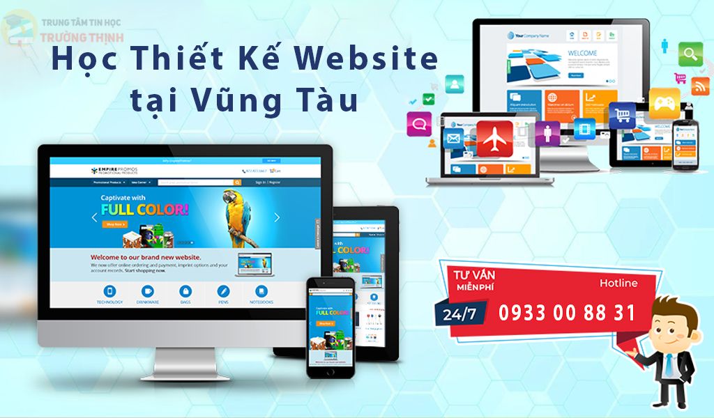 Khóa học thiết kế website 2 Học thiết kế website tại vũng tàu