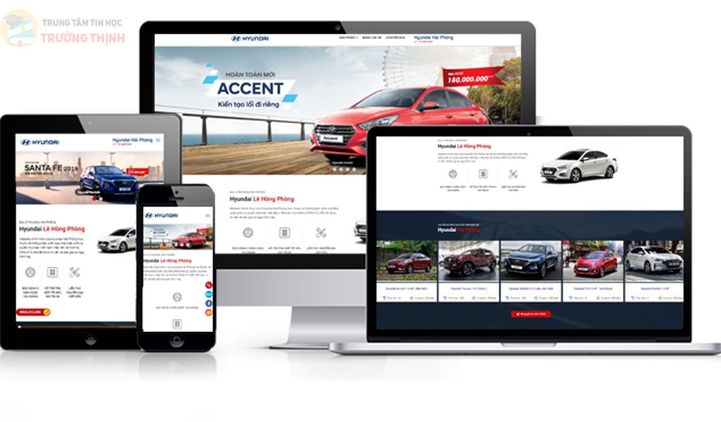 Khóa học thiết kế website 4 Khóa học thiết website tại vũng tàu mẫu web bán oto