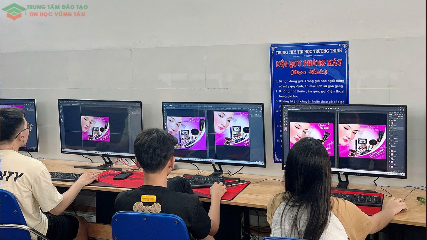 Học photoshop vũng tàu