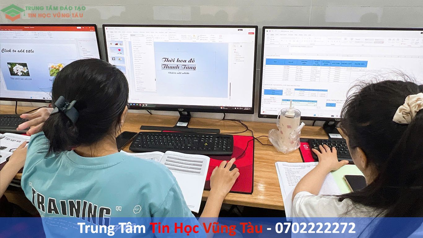 Học tin học văn phòng cơ bản cấp chứng chỉ quốc gia vũng tàu