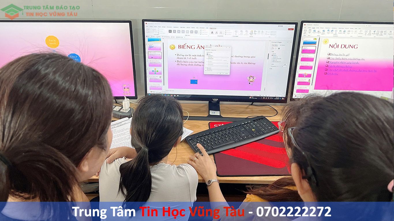Khóa học powerpoint ở vũng tàu