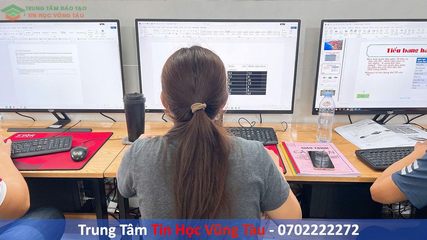 Khóa học soạn thảo văn bản vũng tàu