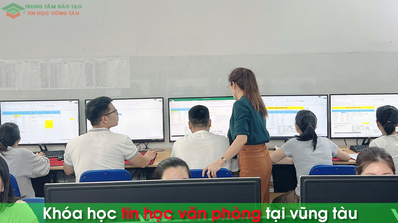 Khóa học tin học cho người mới bắt đầu ở vũng tàu