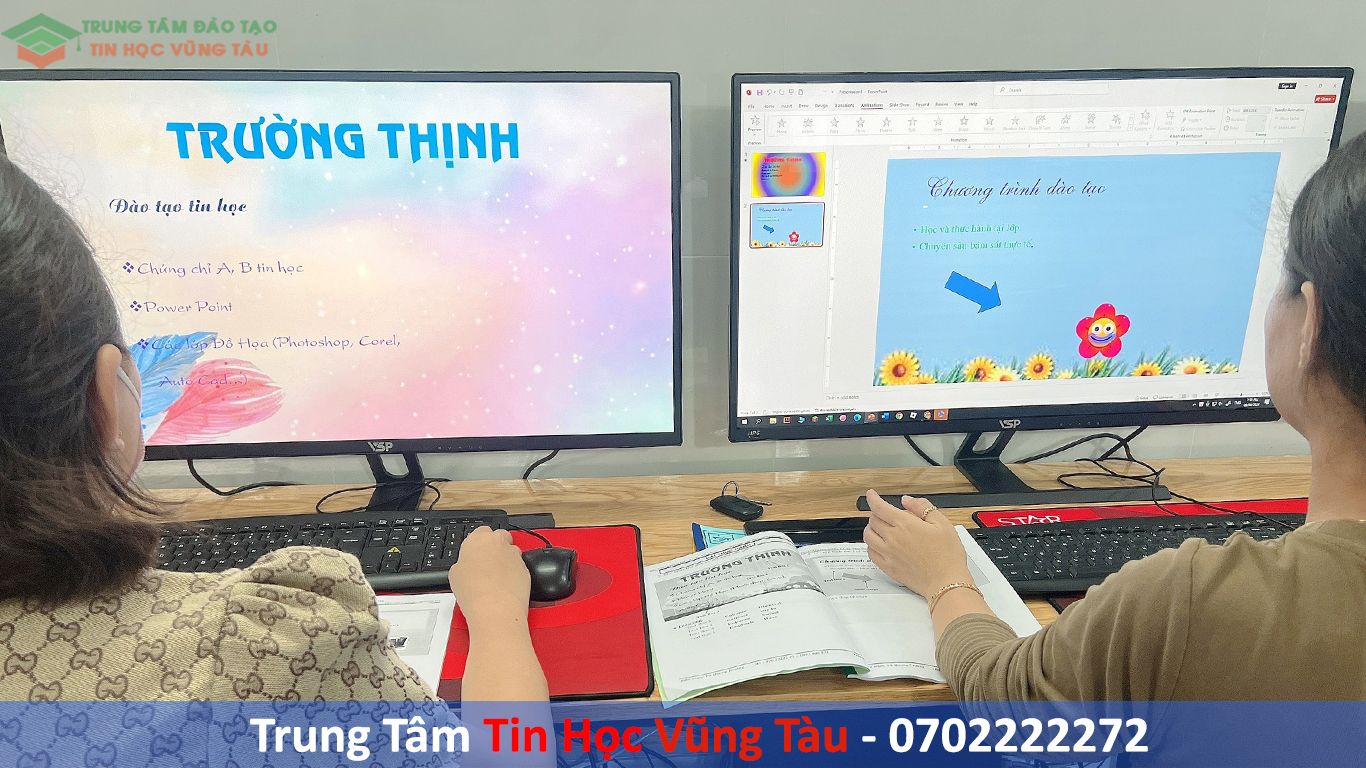 Khóa học tin học cơ bản cấp tốc vũng tàu