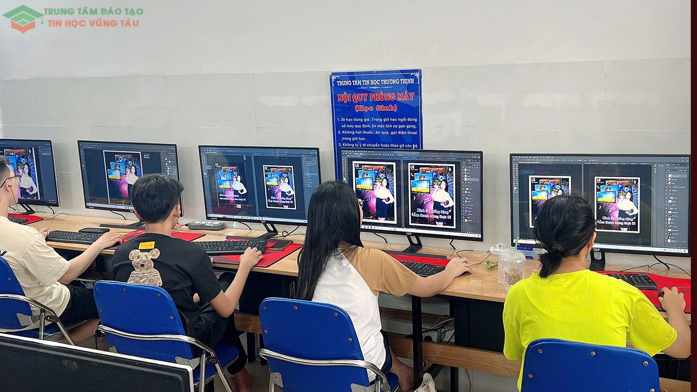 Khóa học tin học đồ họa cấp tốc vũng tàu
