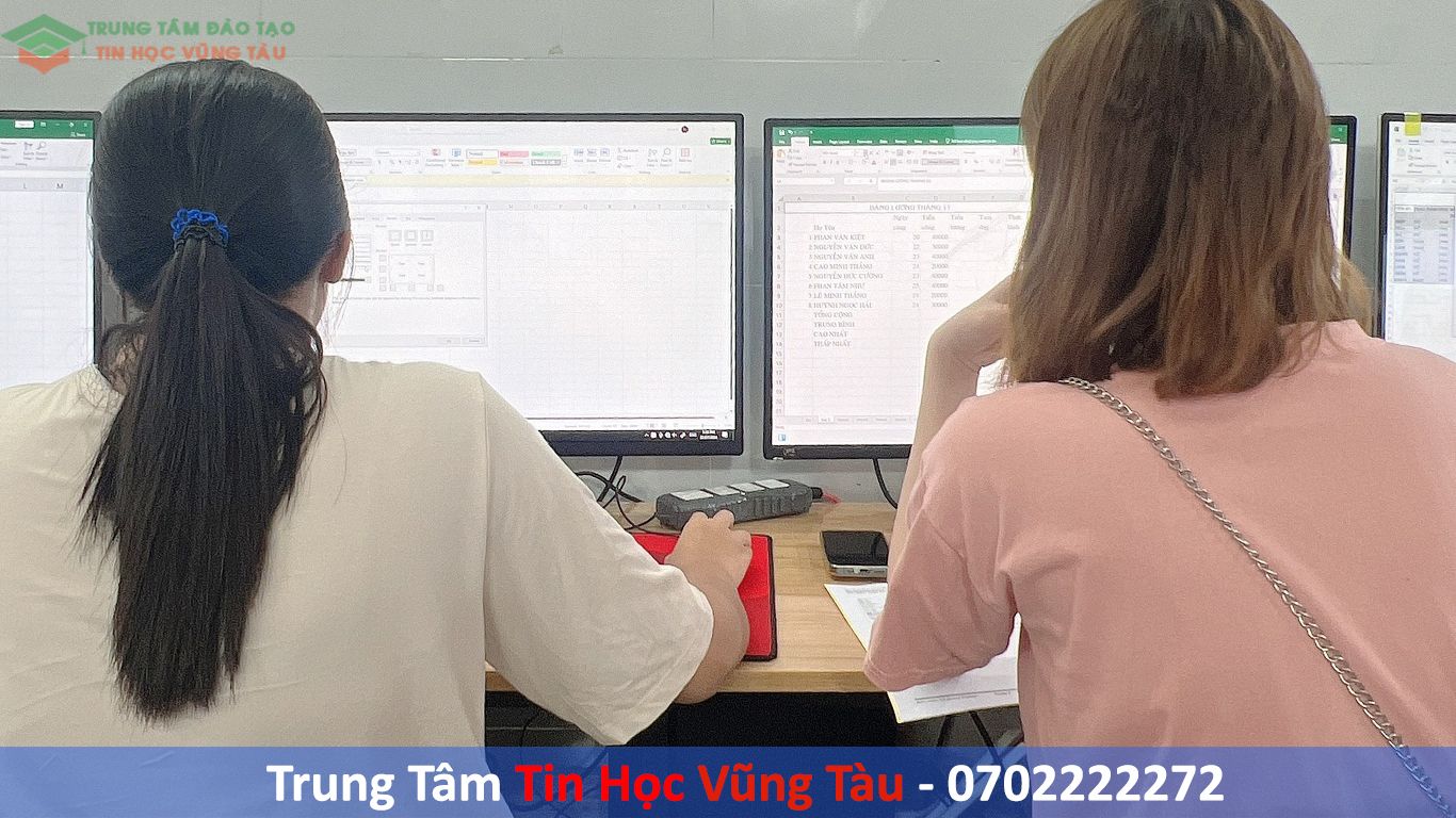 khóa học tin học nâng cao cấp tốc vũng tàu