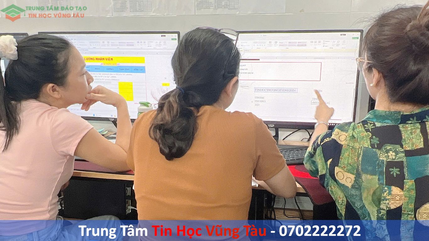 Khóa học tin học trực tuyến ở vũng tàu