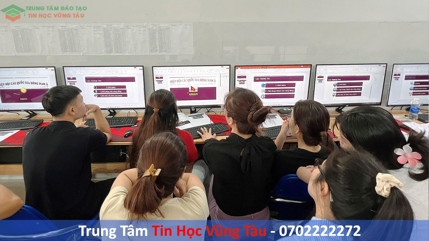 khóa học tin học trực tuyến vũng tàu