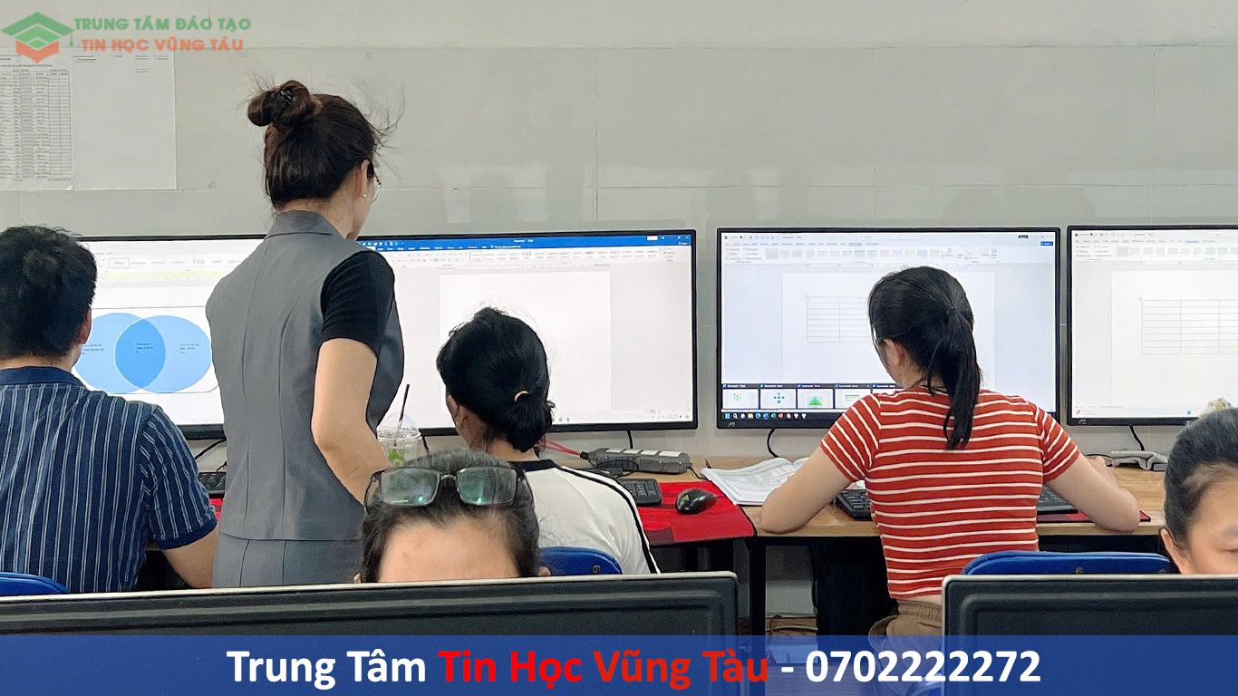 Khóa học tin học ứng dụng văn phòng ở vũng tàu