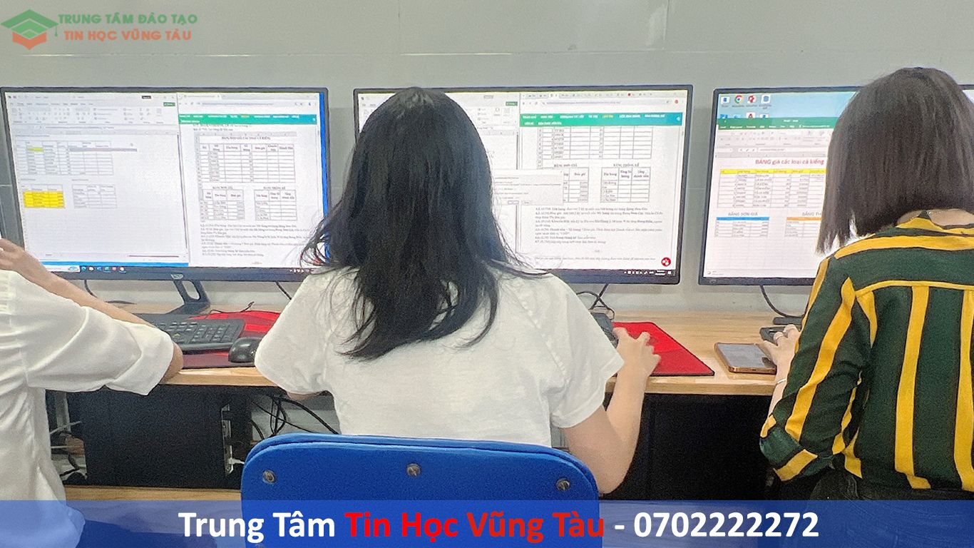 Khóa học tin học văn phòng dành cho giáo viên ở vũng tàu