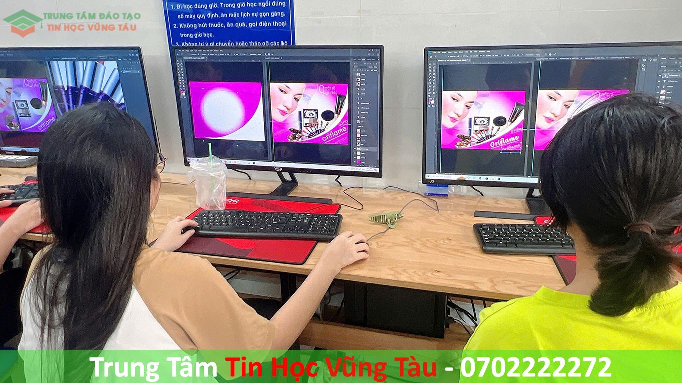 Lớp học thiết kế đồ họa cấp tốc ở vũng tàu