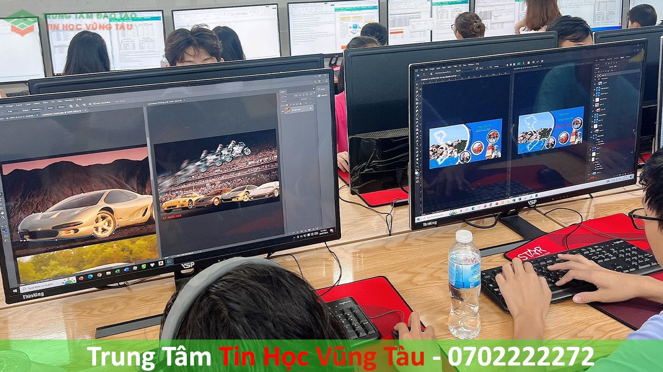 Lớp học thiết kế đồ họa ứng dụng ở vũng tàu