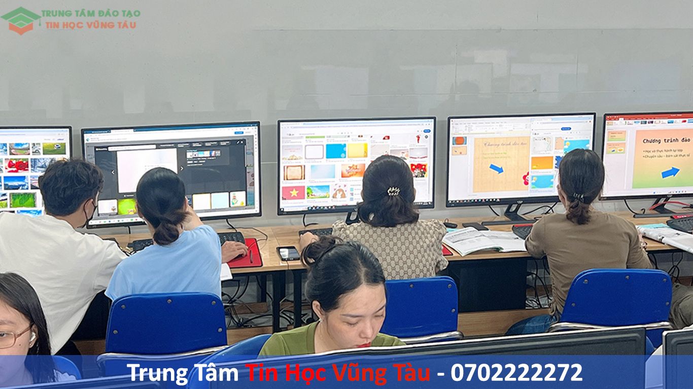 Lớp học tin học văn phòng cho người mới tại vũng tàu