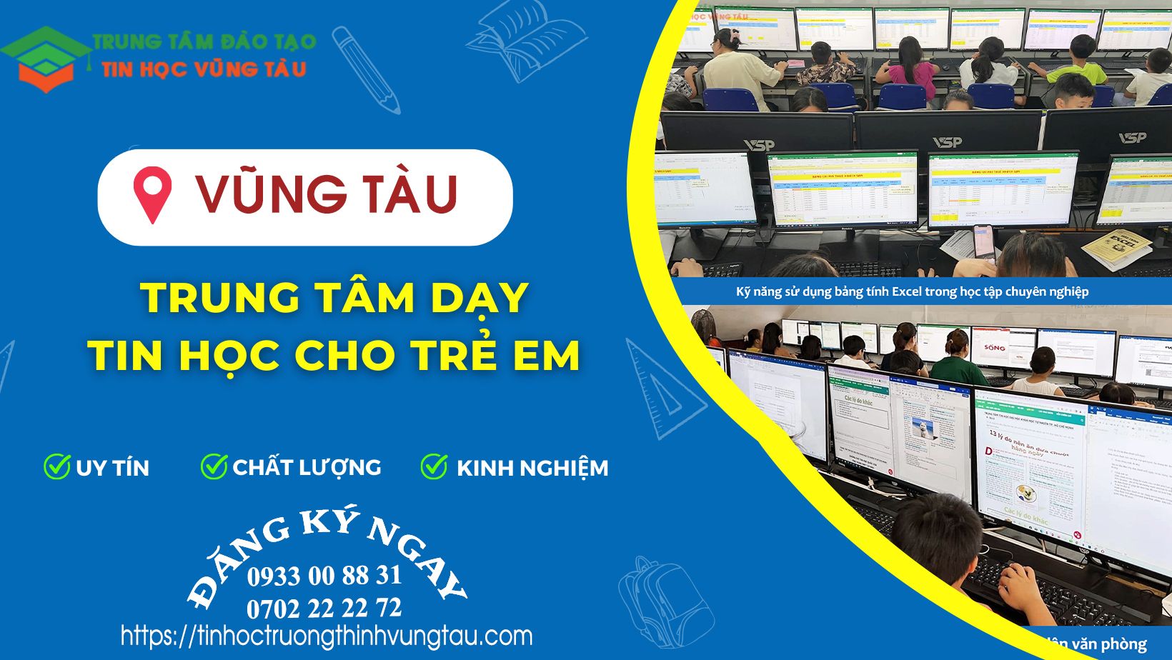 Trung tâm đào tạo tin học cho trẻ em vũng tàu