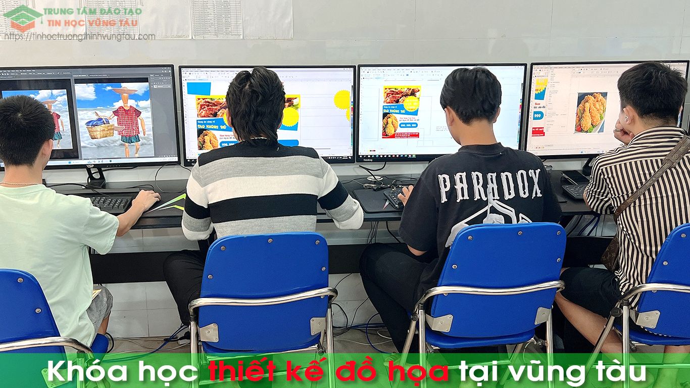 Trung tâm đào tạo tin học đồ họa vũng tàu