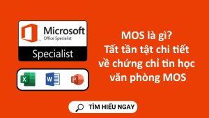 Chứng chỉ tin học văn phòng mos